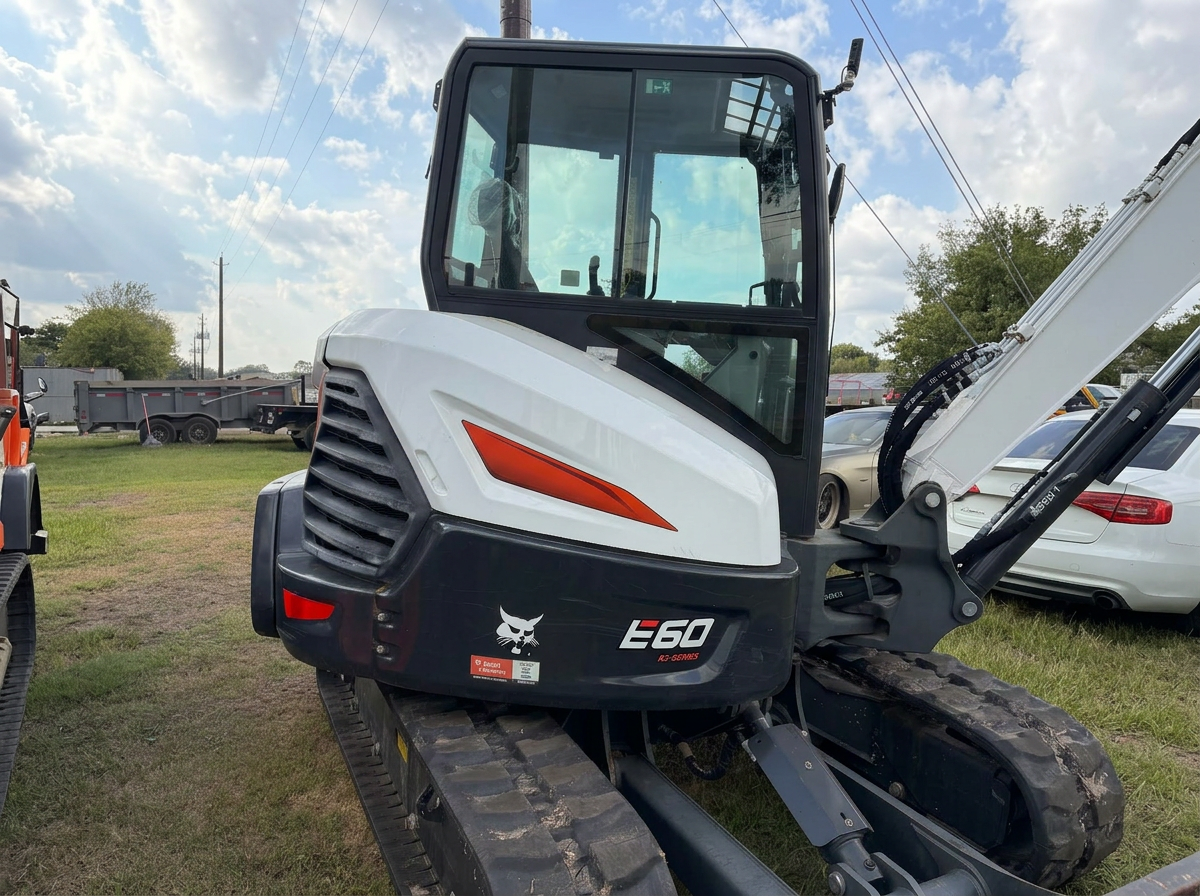 Bobcat E60 Excavator available for rent – Quality Rentals Delivered Houston TX